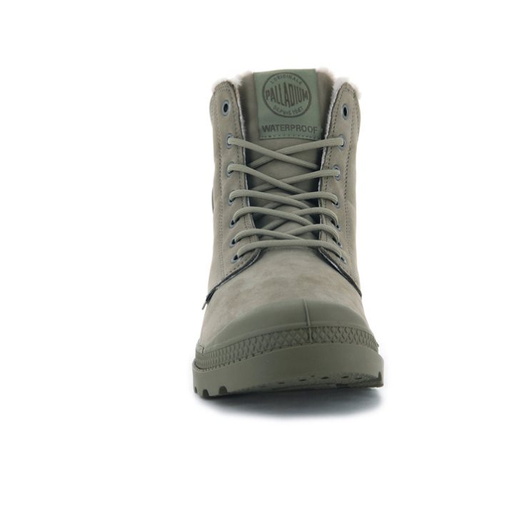 Bottes Palladium Pampa Sport Cuff WPS Femme Vert Olive | FR TFM945W